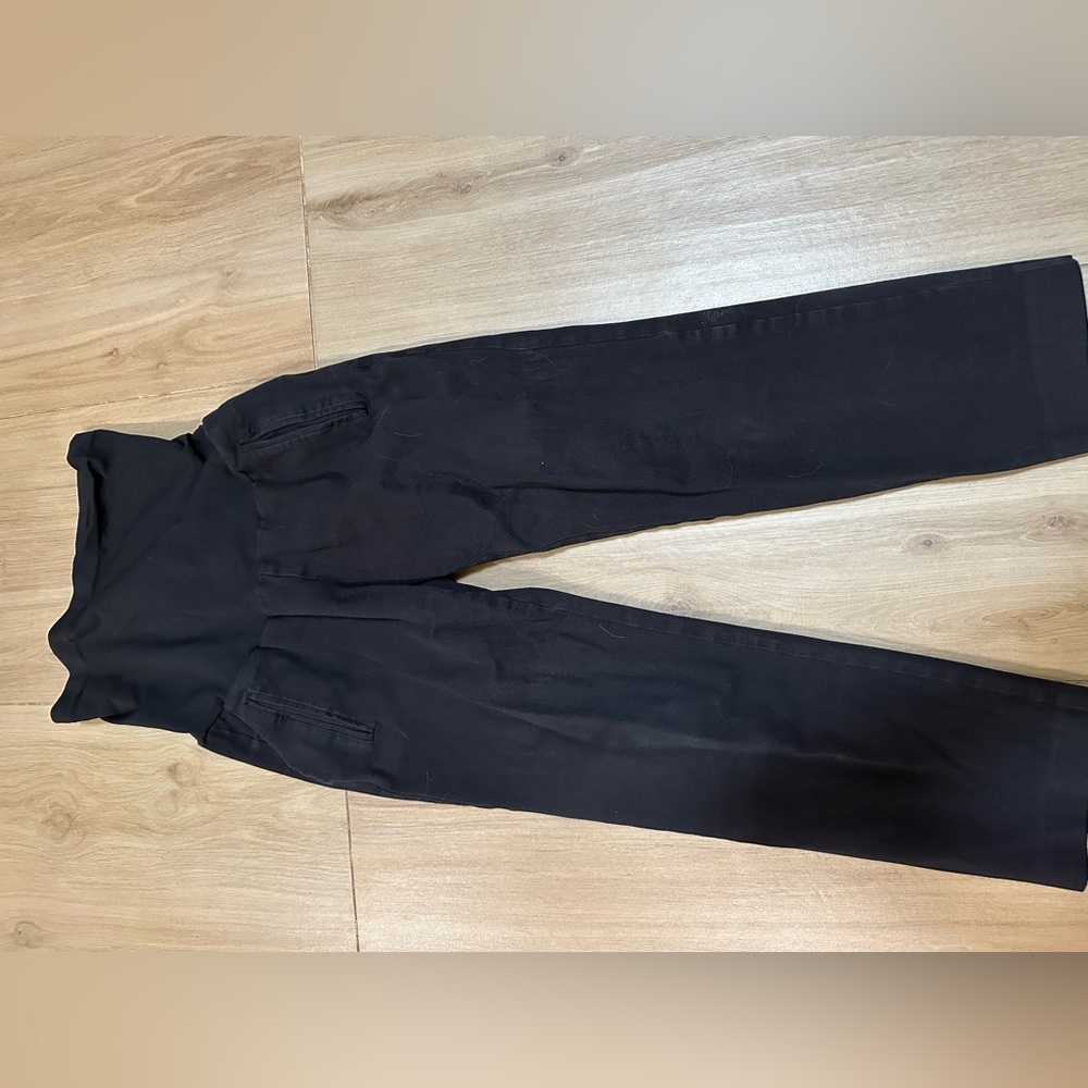 Maternity black work pants